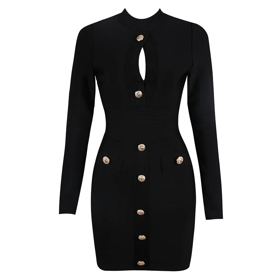 Variant image for Dam Miniklänning Bodycon Glittrig Polyester Spandex-1