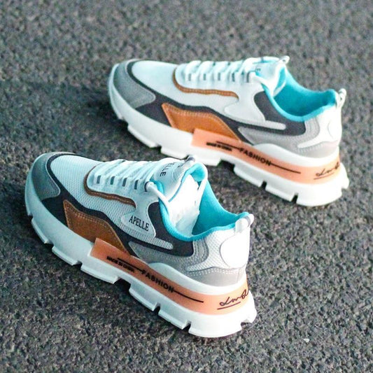 Unisex Sneakers Sportig Design Syntetmaterial 1