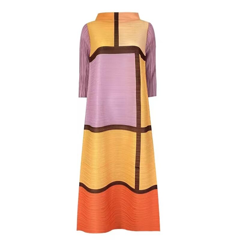 Variant image for Kvinnors Midi Klänning Flödande Polyester-2