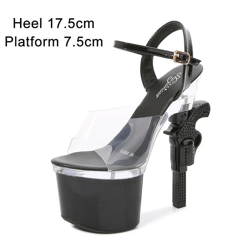 Variant image for Dam Sandal Pump Elegant PVC Gummisula-1