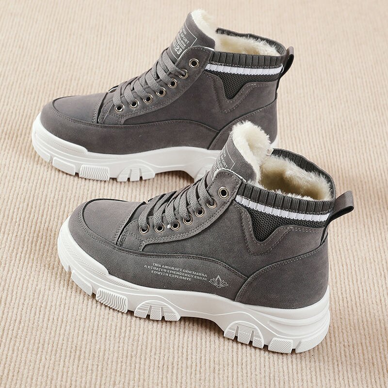 Kvinnors Sneakers Trendig Design Syntetisk Pälsfoder-3
