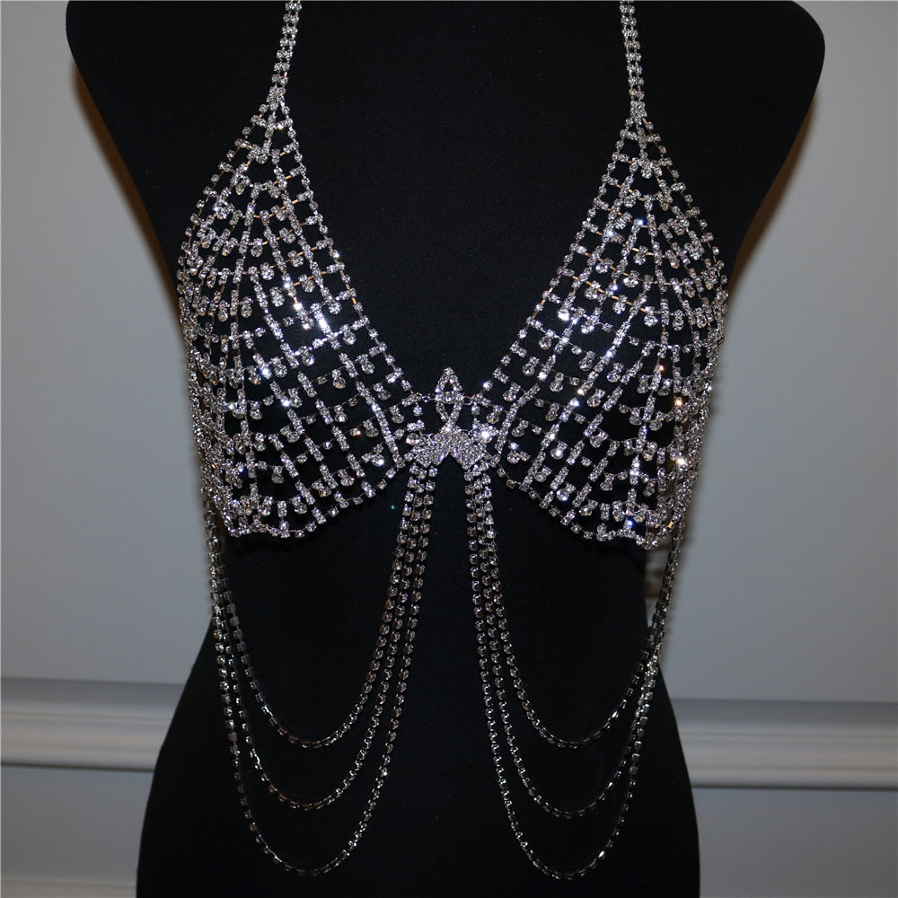 Damer Kroppssmycken Geometrisk Design Koppar med Strass-3