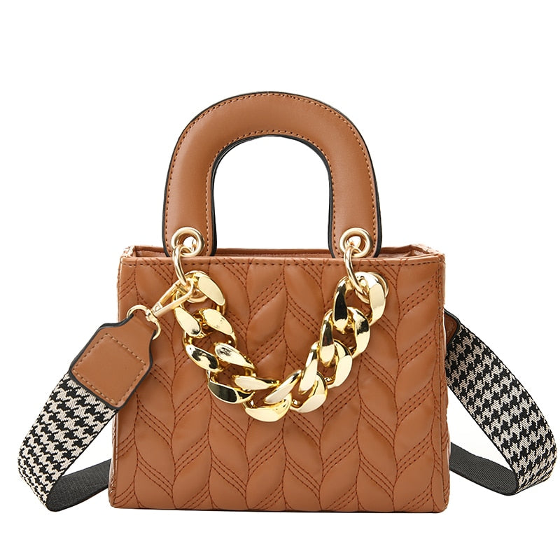 Variant image for Handväska Dam Geometrisk Design PU-Läder med Dubbelt Grepp och Flera Fack-5