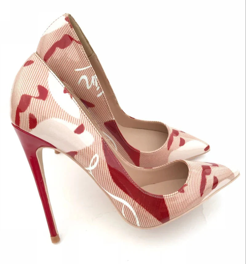Dam Högklackade Skor Stilettos Mikrofiber Mycket Hög Klack-1