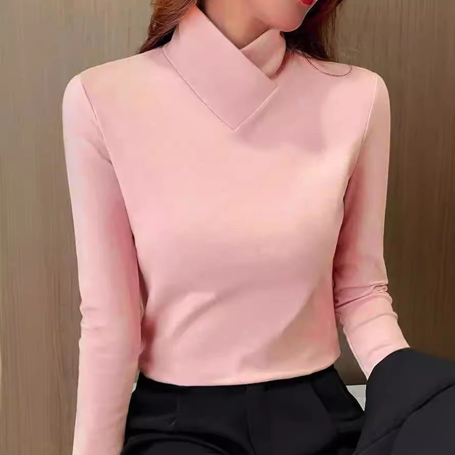 Kvinnors Turtleneck Tröja i Mjuk Ull – Elegant och Bekväm Passform för Kalla Dagar, Finns i Storlekar S-XL 6
