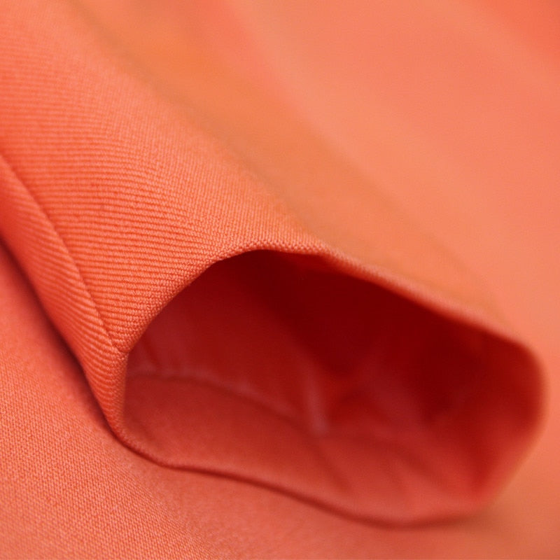 Dam Blazer Enkel Design Bomull Polyester för Formella och Avslappnade Tillfällen-6