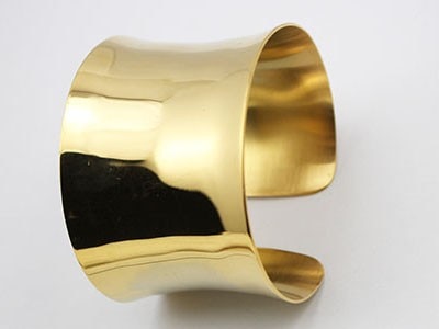 Dam Armband Guld Elegant Rostfritt Stål Handgjort Smycke-3