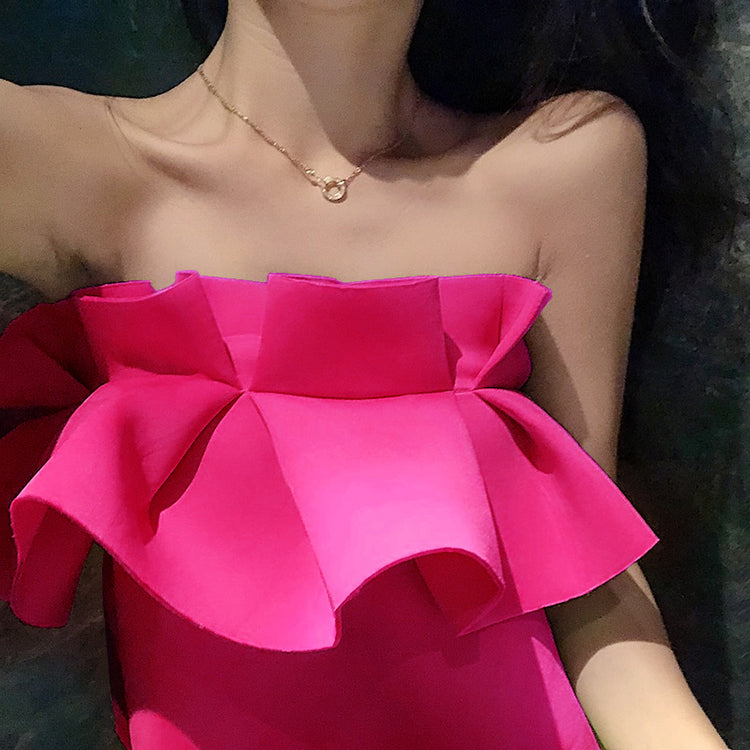 Kvinnors Blus Modern Stil Polyester med Avsedd Klyvning-6