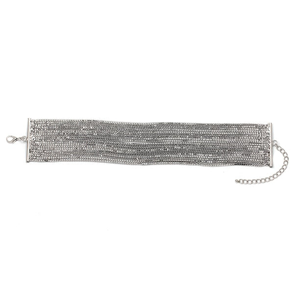 Variant image for Dam Halsband Geometrisk Choker i Zinklegation Flerskiktad Design-2