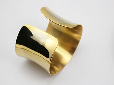 Dam Armband Guld Elegant Rostfritt Stål Handgjort Smycke-4