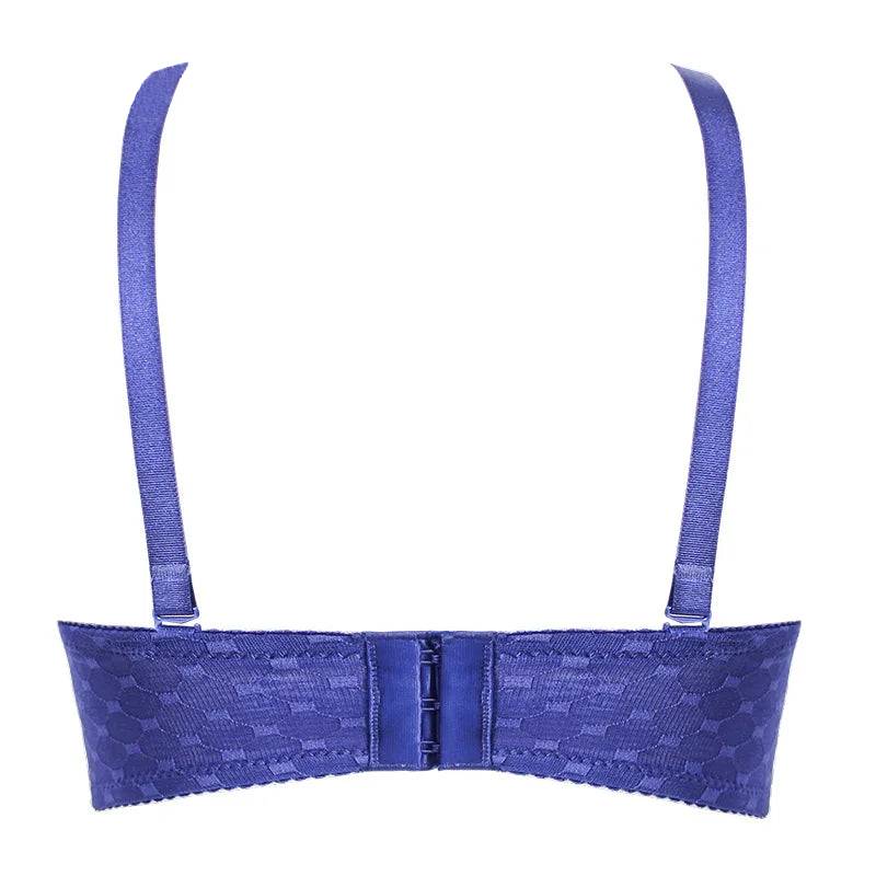 Dam Halv Cup BH Geometrisk Design Lycra-2