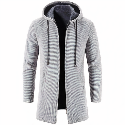 Vinterjacka Dam Med Huva Polyester Figurnära Design-1