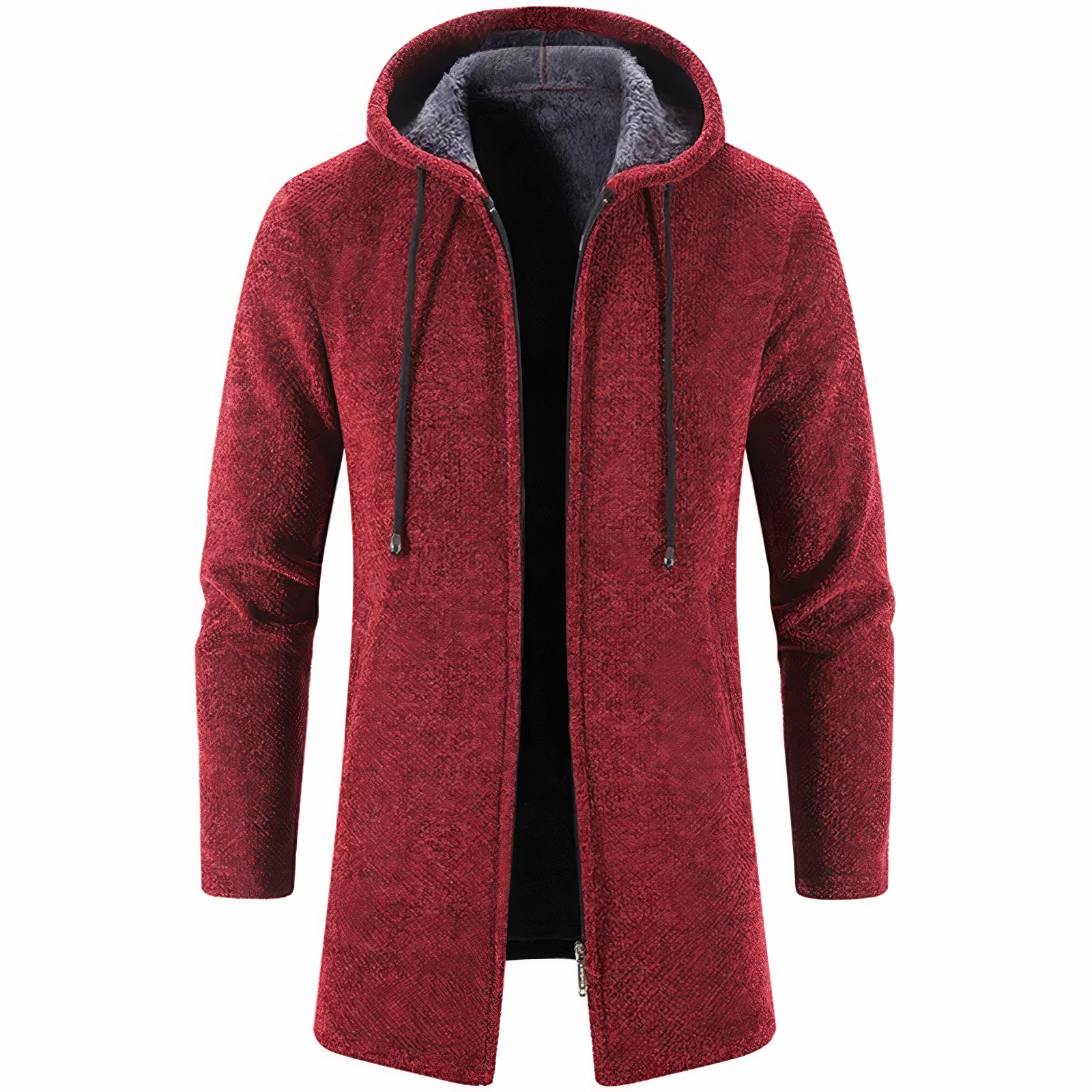 Vinterjacka Dam Med Huva Polyester Figurnära Design-4