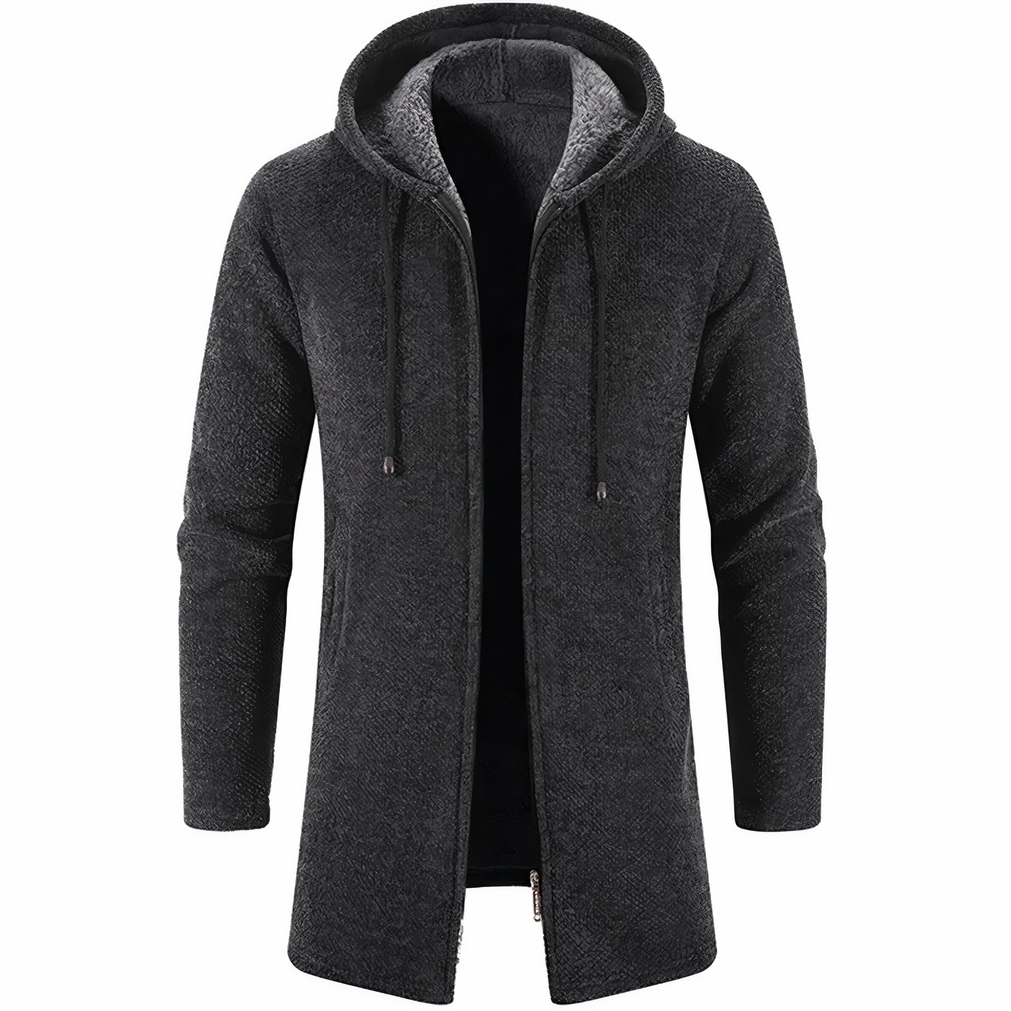 Vinterjacka Dam Med Huva Polyester Figurnära Design-2