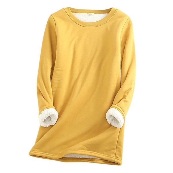 Variant image for Fleecetröja Dam Lång Avslappnad Stil Mjuk Fleece-Mix-36