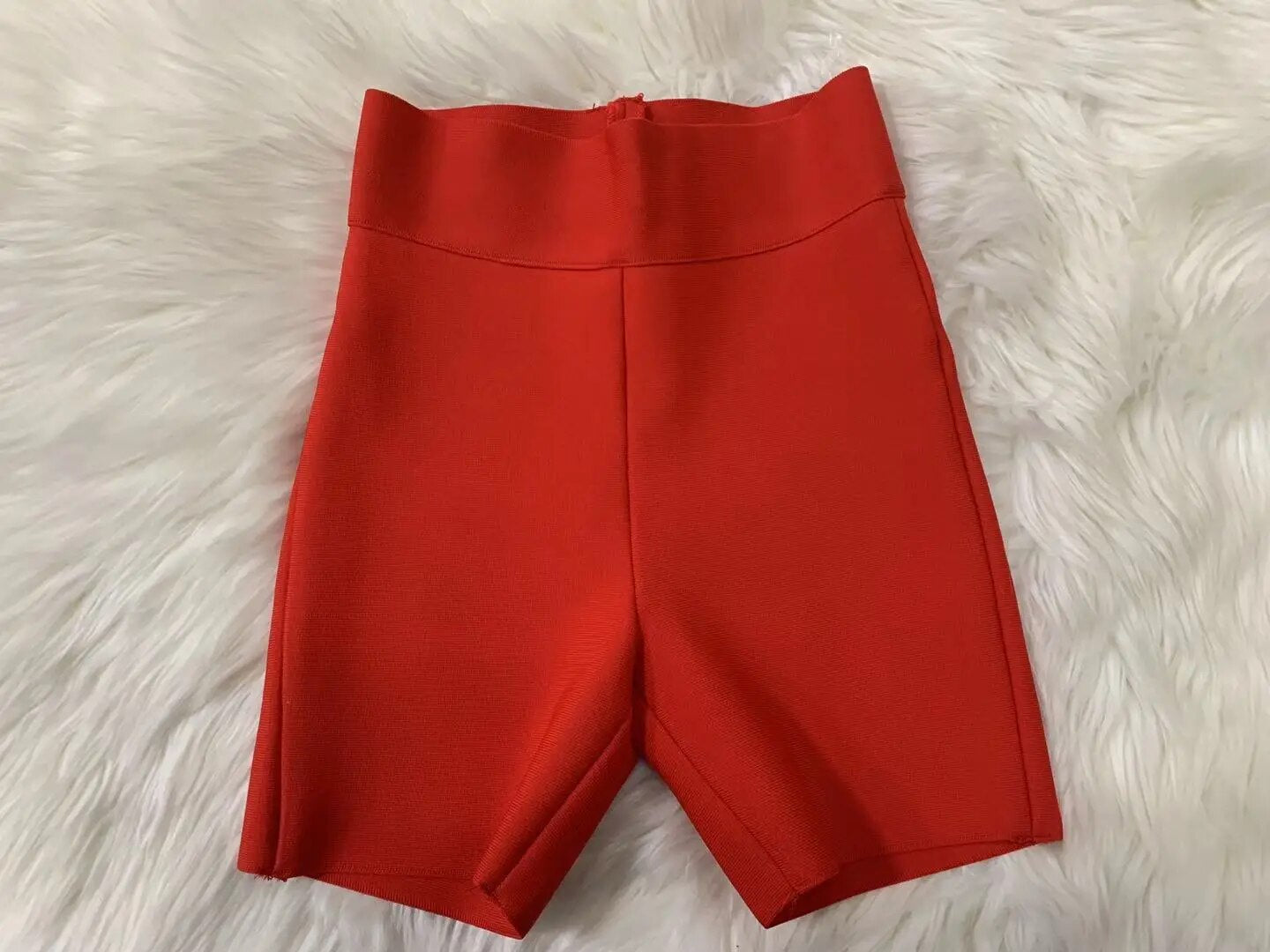 Träningsshorts Dam Midjehöga Polyester Bekväm Design-3