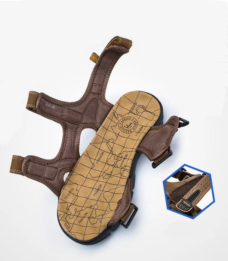 Herr Sandaler Flexibel Design Hög Kvalitet Ergonomisk Ventilerad-2