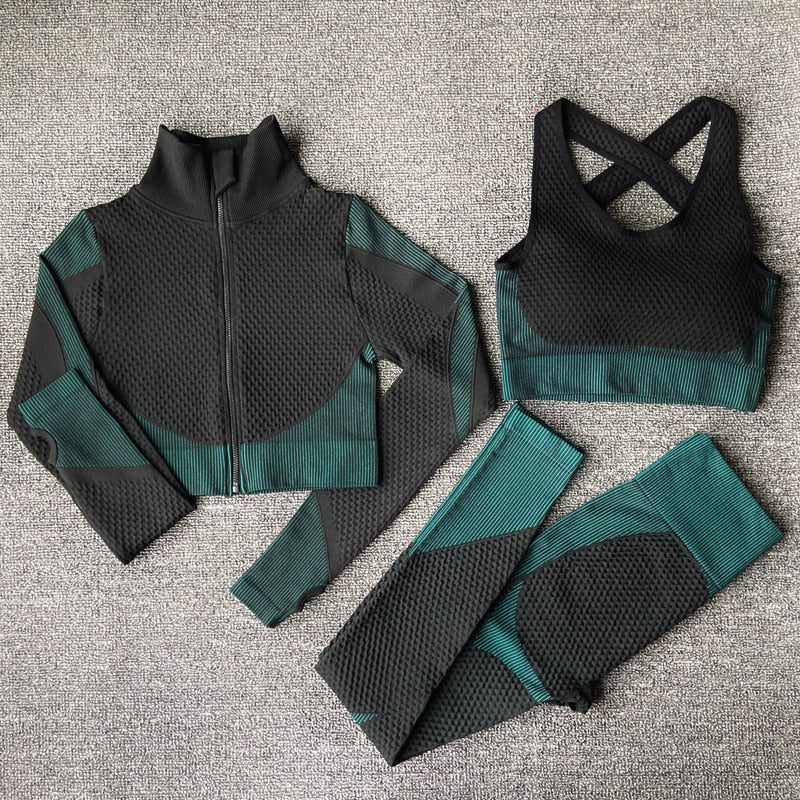 Variant image for Dam Sportset Yoga Monokrom Nylon-49