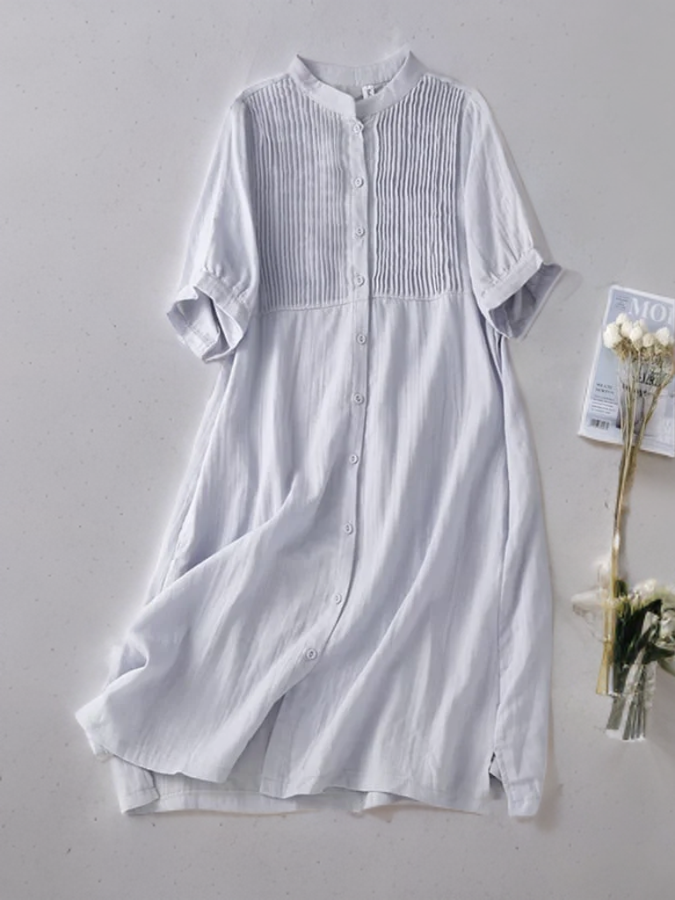 Variant image for Dam Fällbar Retro Klänning Lätt och Luftig för Sommar och Fest-9