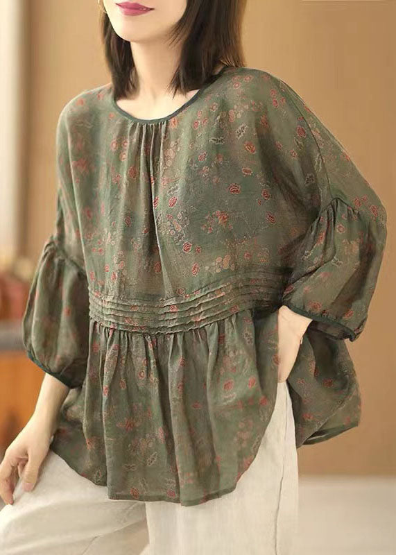 Dam Blus Lätt Polyester Elegant Stil-1