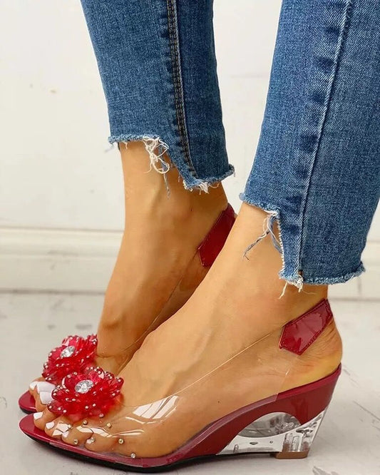 Dam Sandal Mjuk Ergonomisk PU Design-1