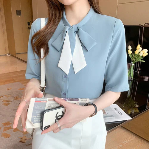 Variant image for Dam Skjorta Modern Avslappnad Bomull-5