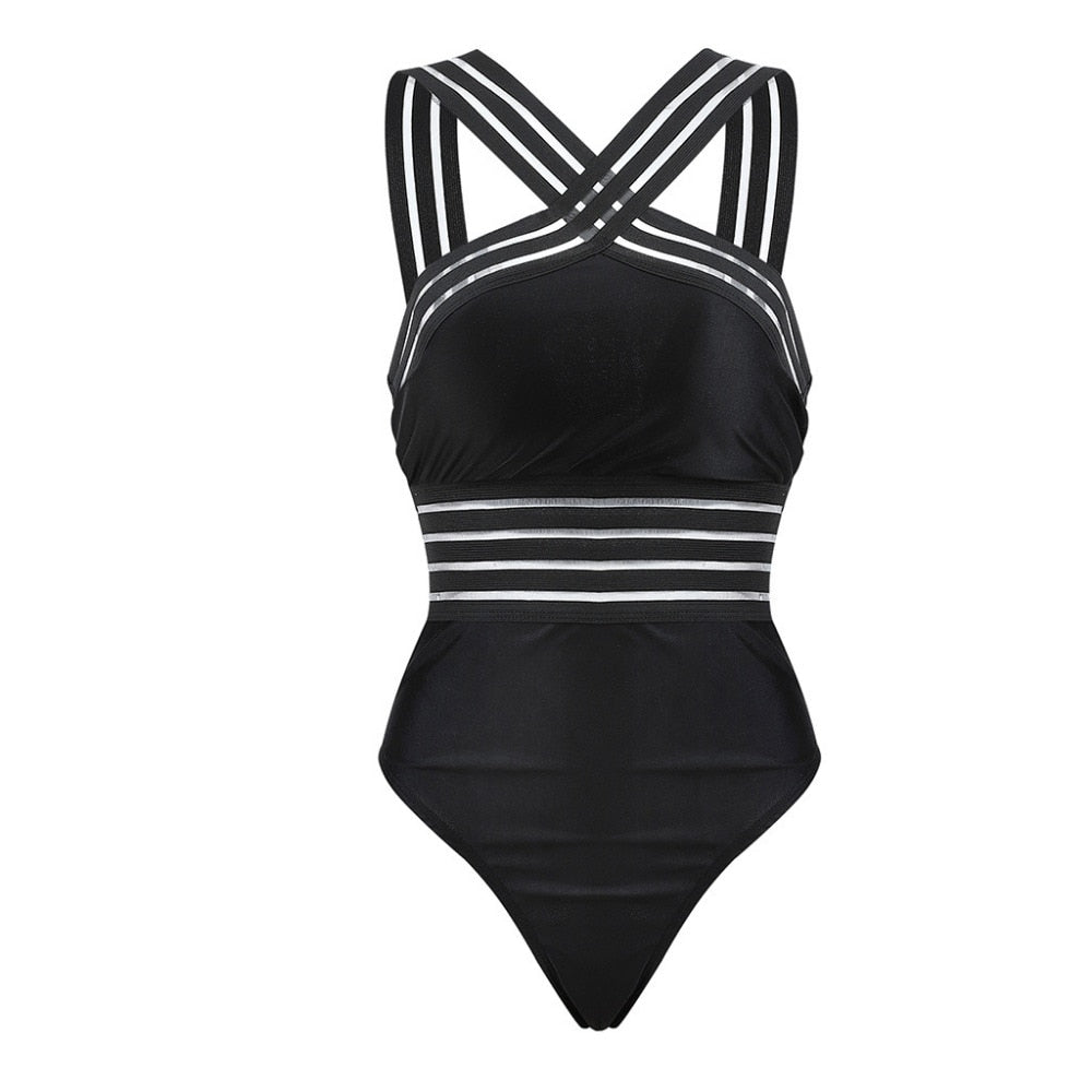 Baddräkt Dam Push-up Shaping Högkvalitativt Tyg-3