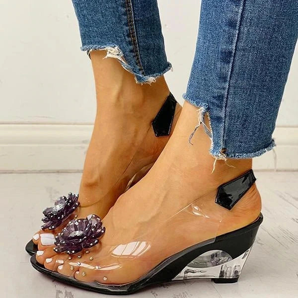 Dam Sandal Mjuk Ergonomisk PU Design-6