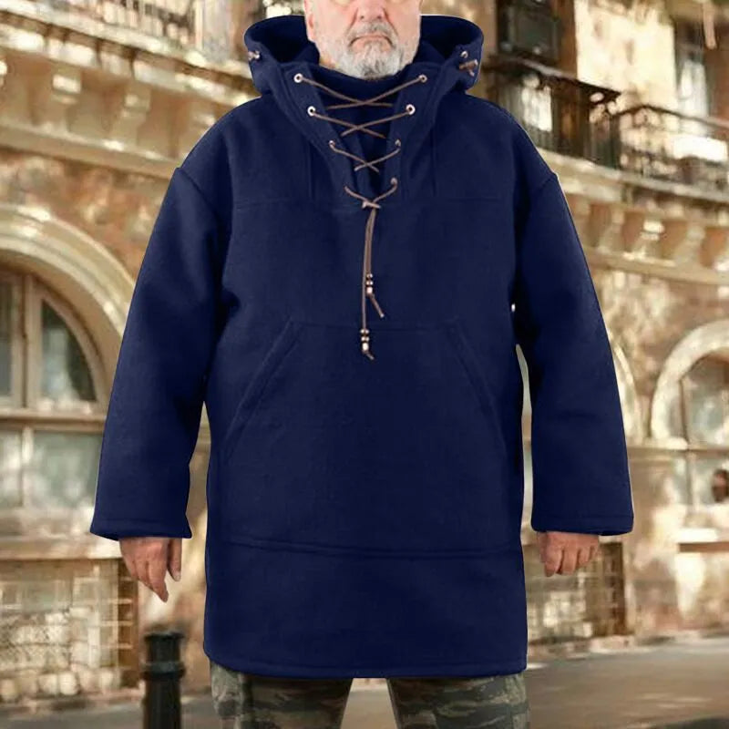 Variant image for Herrjacka Vinter Ull med Avtagbar Huva-25