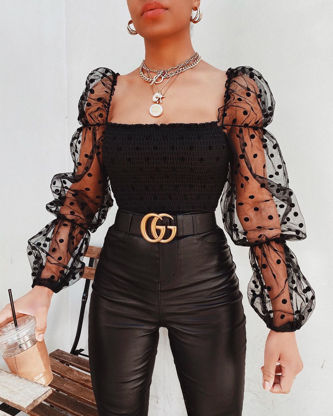 Festtoppar Dam med Mesh Detaljer och Elegant Design i Polyester-3