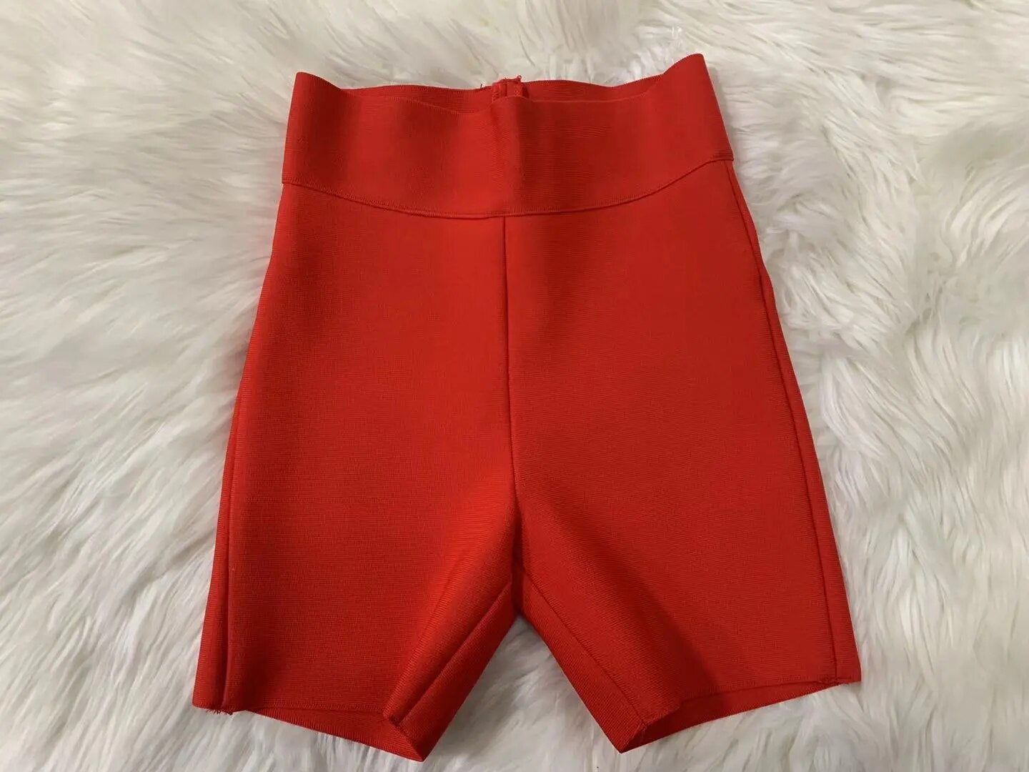 Variant image for Träningsshorts Dam Midjehöga Polyester Bekväm Design-29