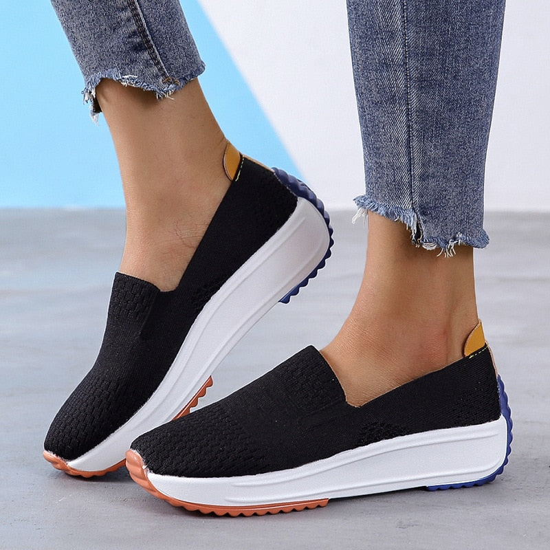 Kvinnors Bekväma Slip-On Skor Högkvalitativt Material 9