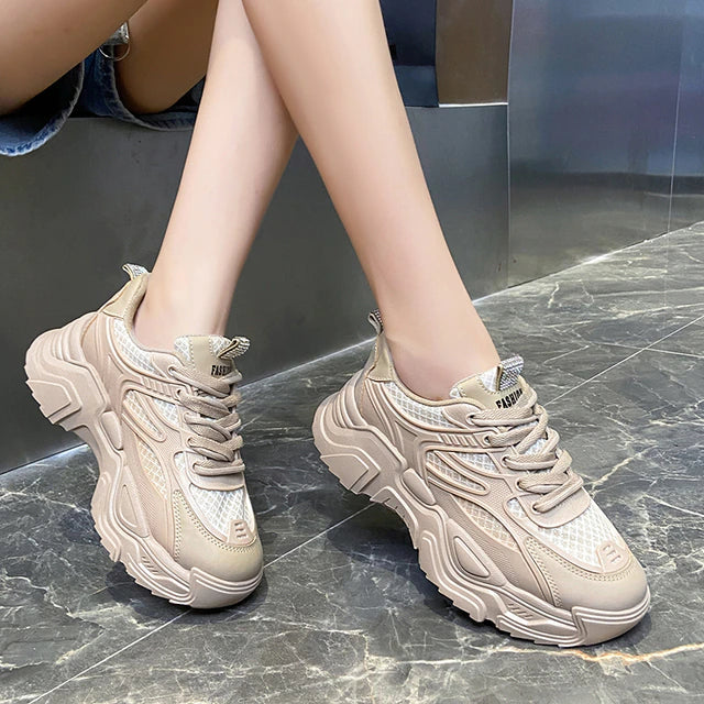 Variant image for Damskor Bekväma Syntetisk Läder Lätta Skor för Alla Tillfällen-12