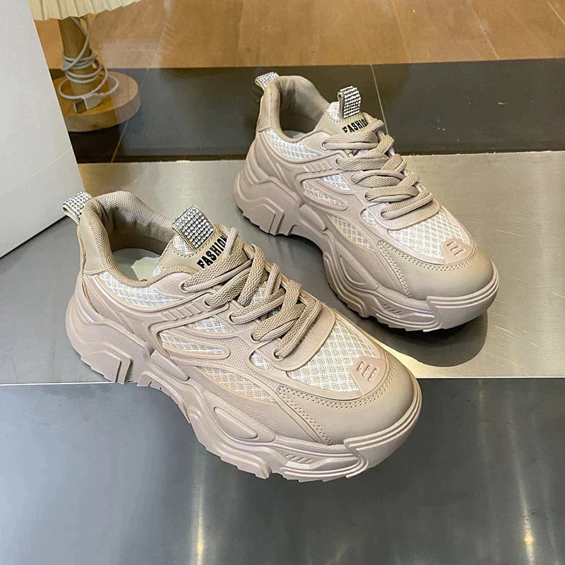 Damskor Bekväma Syntetisk Läder Lätta Skor för Alla Tillfällen-2