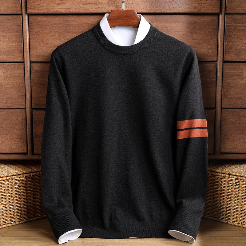 Dam Sweatshirt Figursydd Bomull och Ull 5