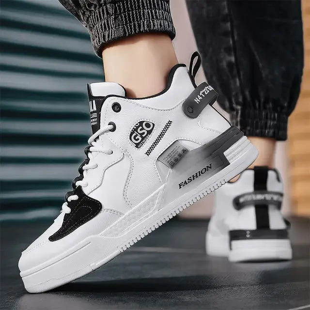 Variant image for Dam Hög-top Sneakers Syntetisk med Kontrastdetaljer-12