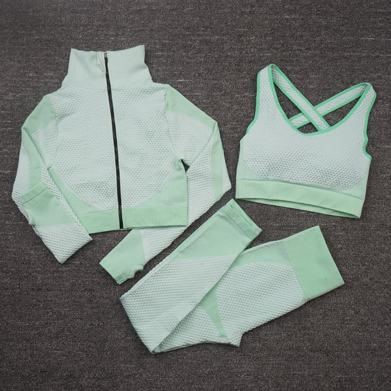 Variant image for Dam Sportset Yoga Monokrom Nylon-40