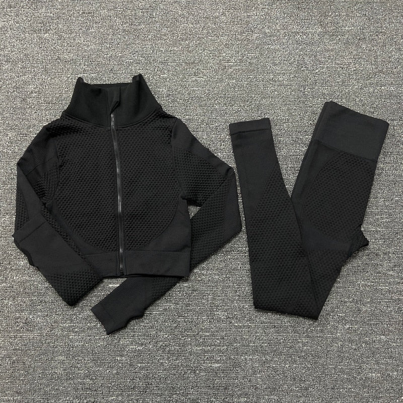 Variant image for Dam Sportset Yoga Monokrom Nylon-22