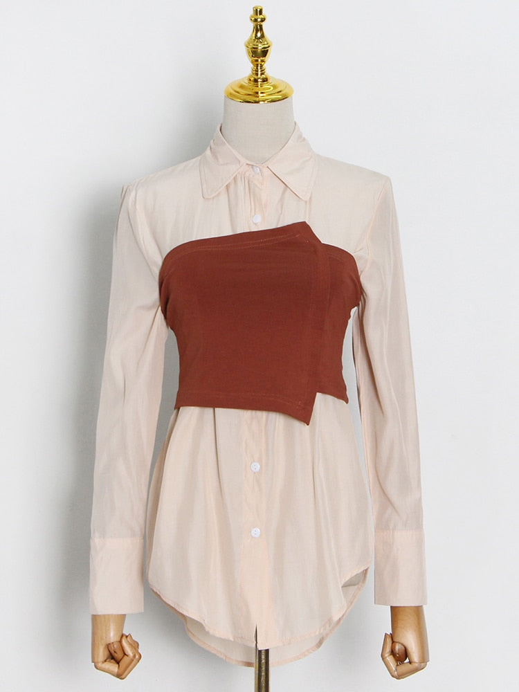 Variant image for Dam Blus Långärmad Mjuk Bomull Polyester-2