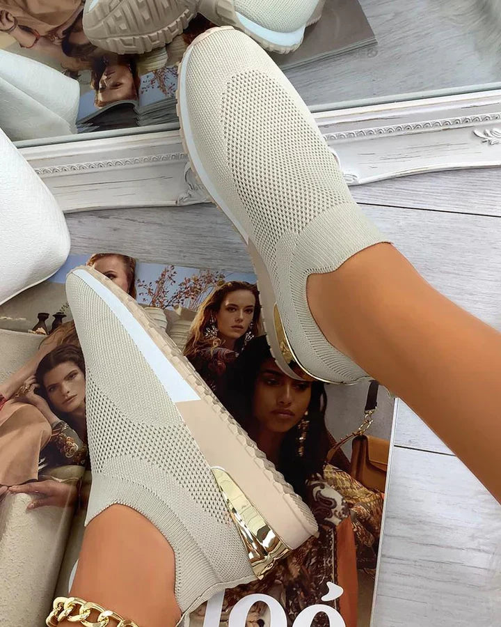 Variant image for Kvinnors Sneakers Slip-On Textil Med Ortopediskt Stöd-11