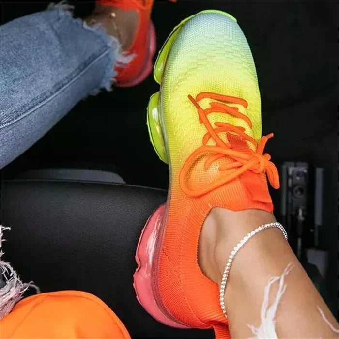 Kvinnors Sneakers Ortopedisk Design Andningsbara Syntetiska Tyger 6