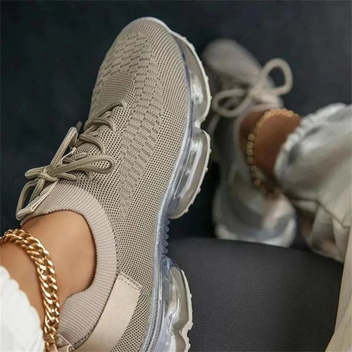 Kvinnors Sneakers Ortopedisk Design Andningsbara Syntetiska Tyger 9