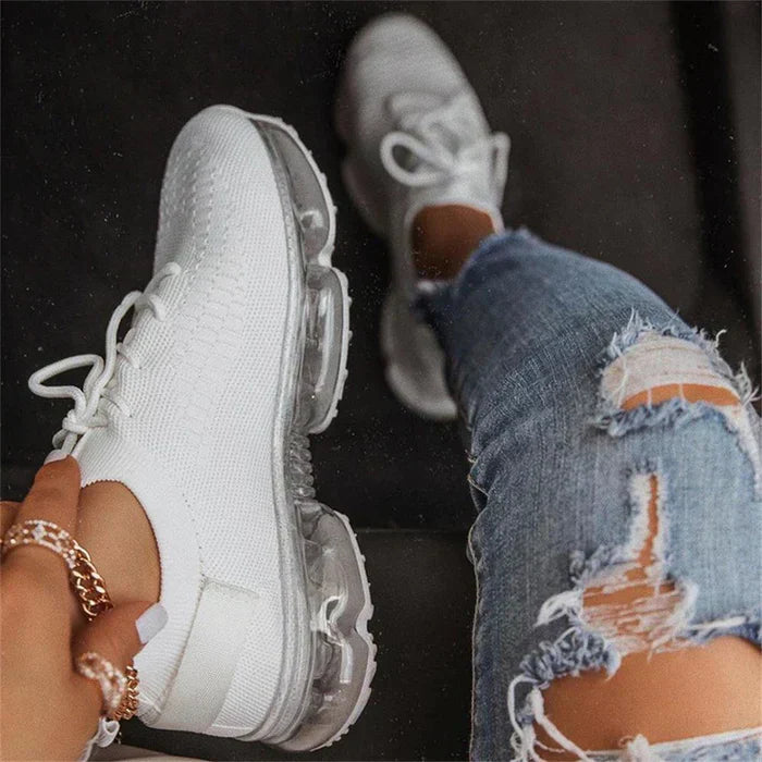 Kvinnors Sneakers Ortopedisk Design Andningsbara Syntetiska Tyger 10