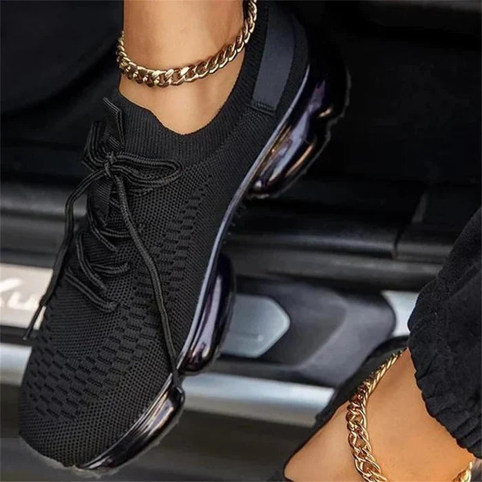 Kvinnors Sneakers Ortopedisk Design Andningsbara Syntetiska Tyger 11