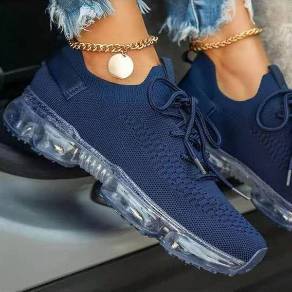 Kvinnors Sneakers Ortopedisk Design Andningsbara Syntetiska Tyger 14