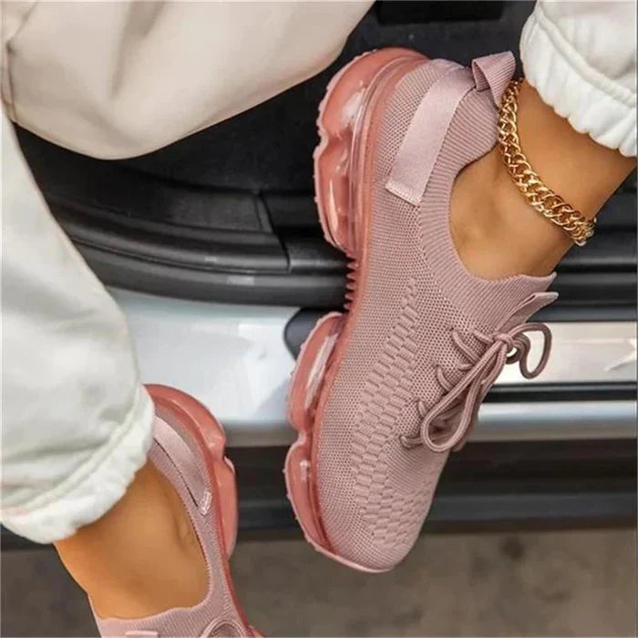 Kvinnors Sneakers Ortopedisk Design Andningsbara Syntetiska Tyger 15
