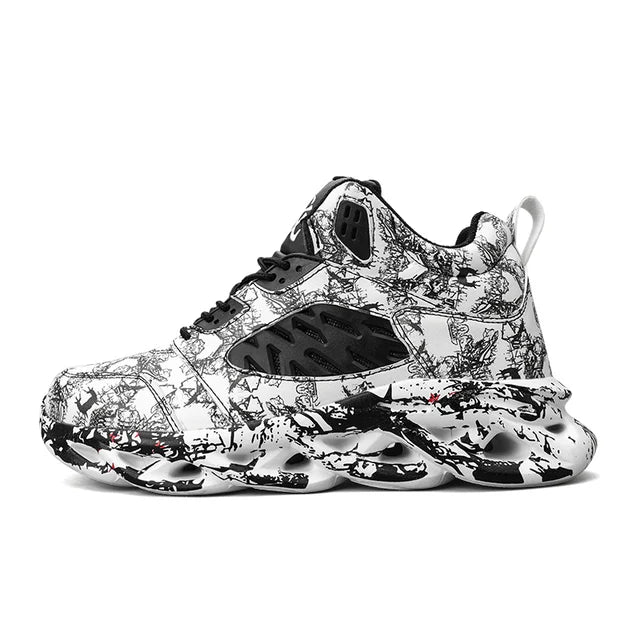 Variant image for Herr Sneakers Grafiskt Tryck Högteknologisk Design Syntetisk Komfort-45