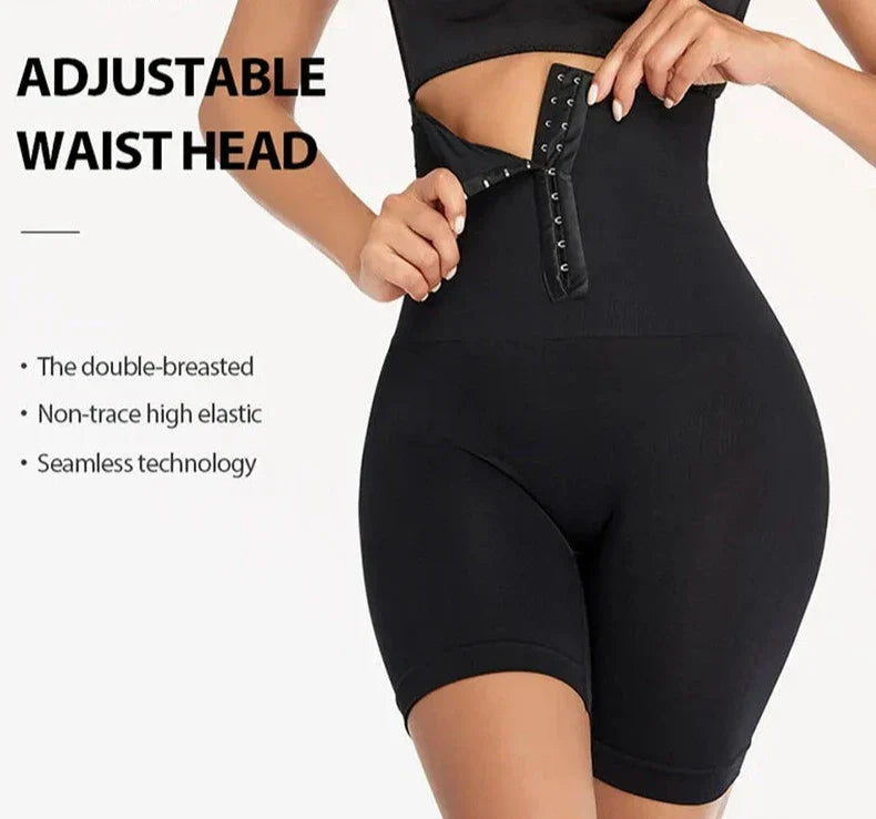 Kostymbyxor Dam Hög Midja Kontrollerande Material för Elegant Stil-2
