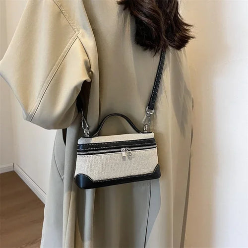 Crossbody Väska Justerbar Hållbar Canvas 1