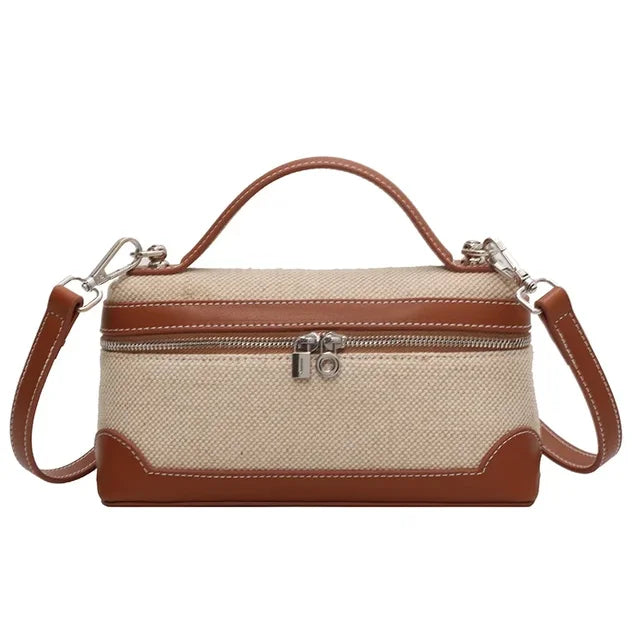 Crossbody Väska Justerbar Hållbar Canvas 8